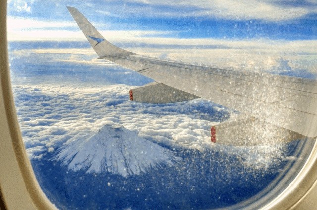 cotopaxi din avion